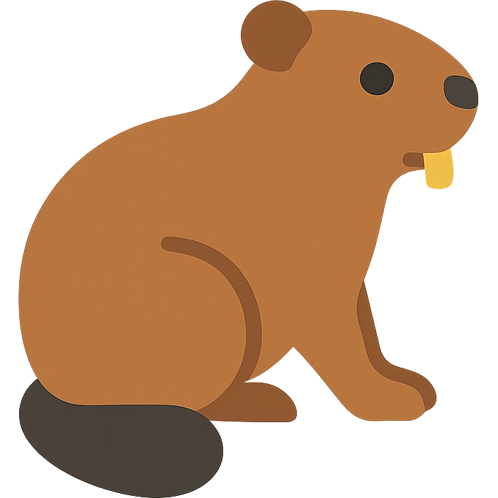 Beaver emoji
