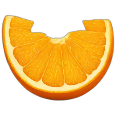 orange-peel emoji
