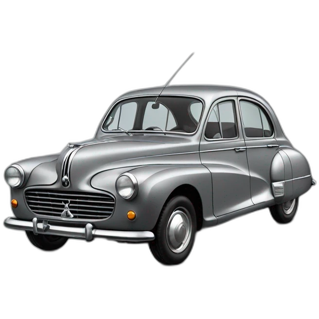 1 Peugeot 203 cars grey emoji