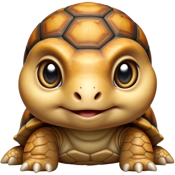 cinematic-baby tortoise-realistic--emoji,,-cute-wise-face-peering-ahead-with-calm-determination,-cute large-eyes-reflecting-centuries of wisdom, emoji