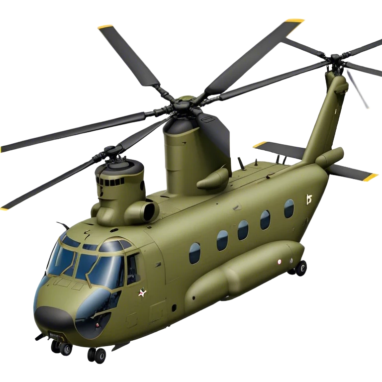 CH-47 Chinook Helicopter - boeing emoji