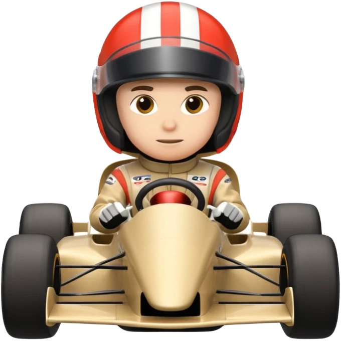 Formula racer emoji