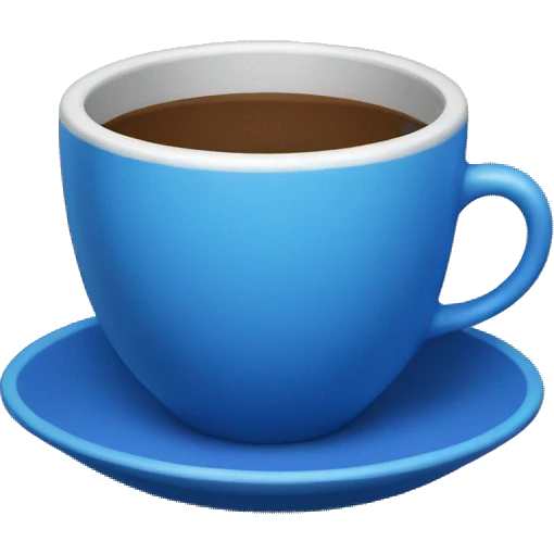 Blue cup for ceremony emoji