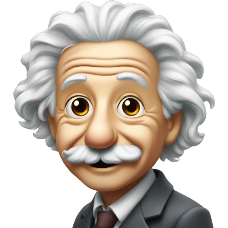 albert einstein vawes hand smiling emoji