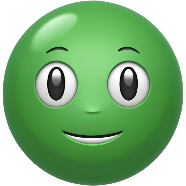 green ball toy emoji