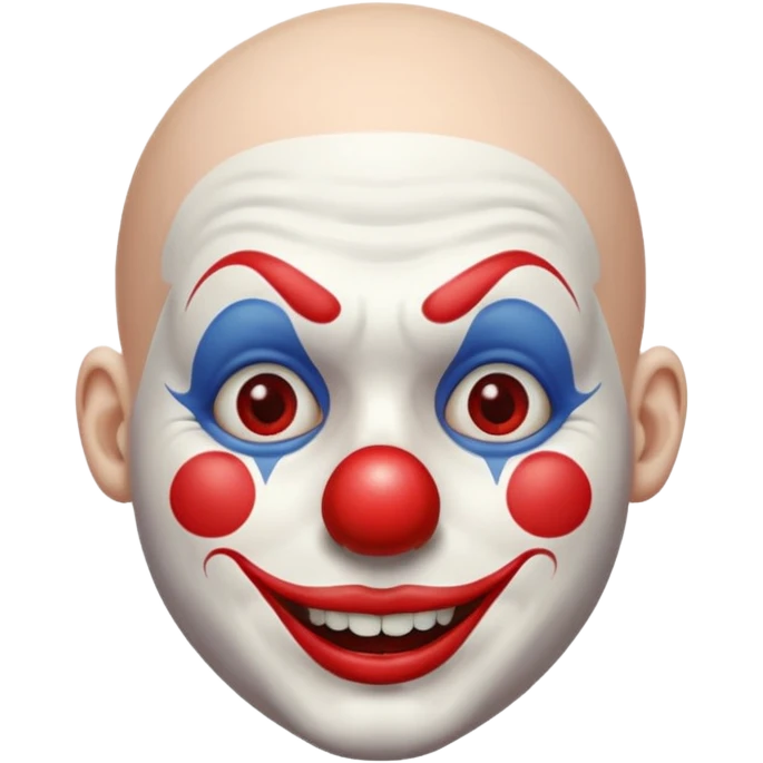clown without hair emoji