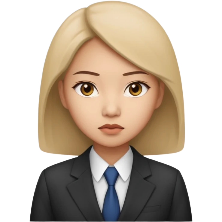 female asian quant trader emoji