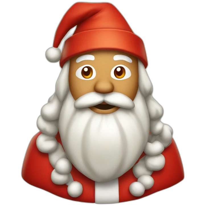 spicy sechuan food santa emoji