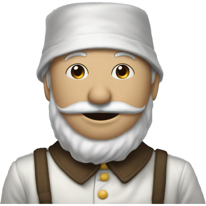 En bonhomme avec la main sur le nez qui ajoute ses doigts pour narguer quelu’un emoji