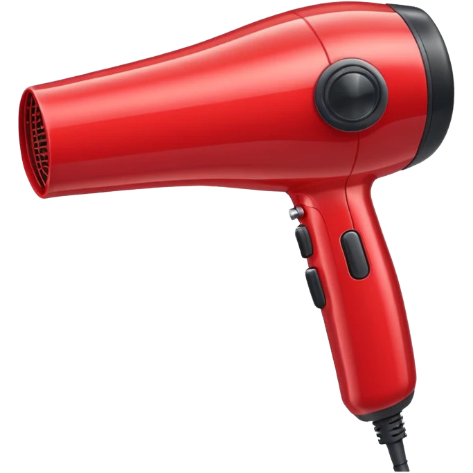 Hair dryer emoji