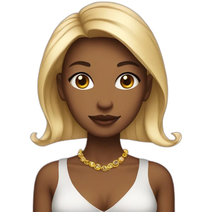 Rich girl emoji
