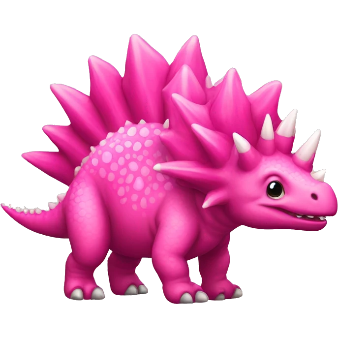 pink stegosaurus emoji