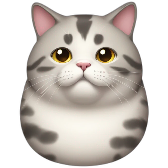 Obese cat emoji