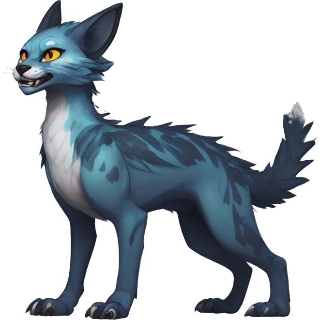 Cool Edgy Vernid species by LiLaiRa full body emoji