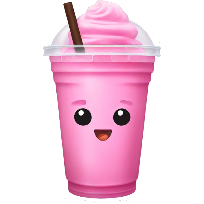pink bubble tea  emoji