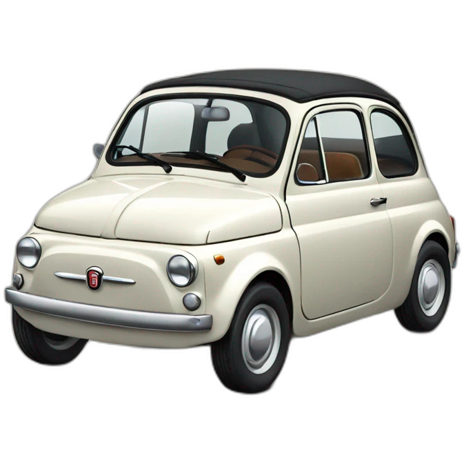 Fiat 500 joly emoji