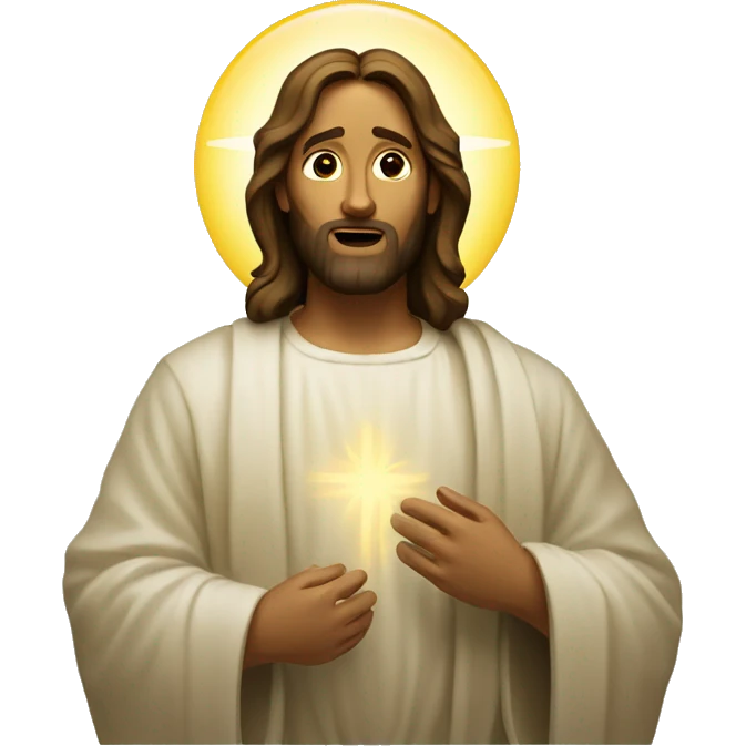 Transfiguration of Jesus emoji