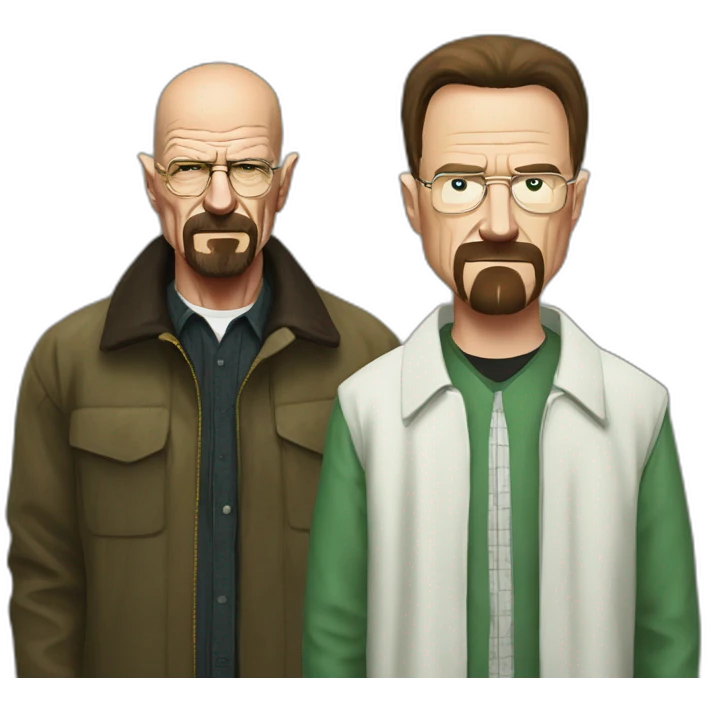 Walter White, standing next to Jesse Pinkman emoji