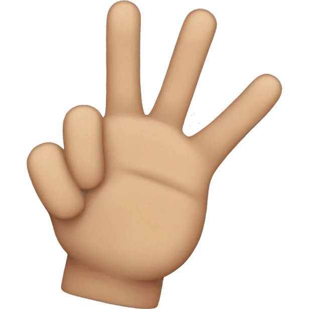 Two small little fingers that are used emoji
