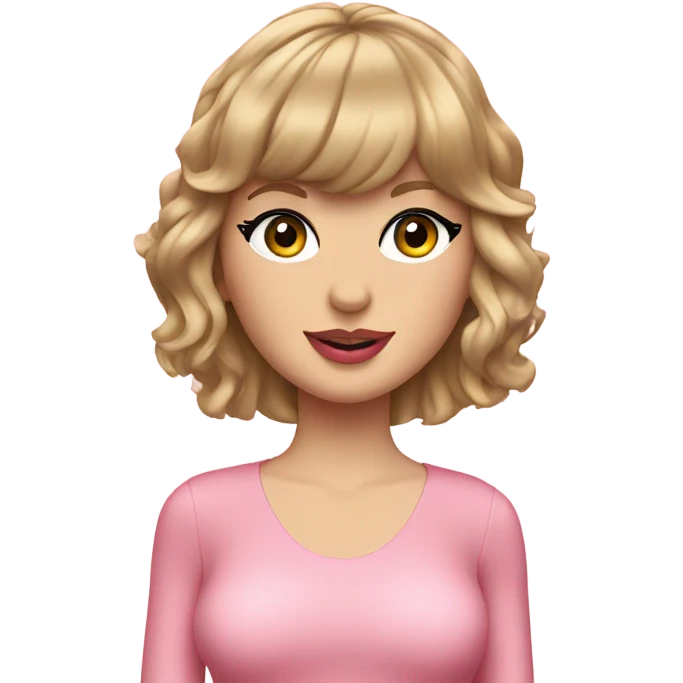 taylor swift in pink bodysuit emoji
