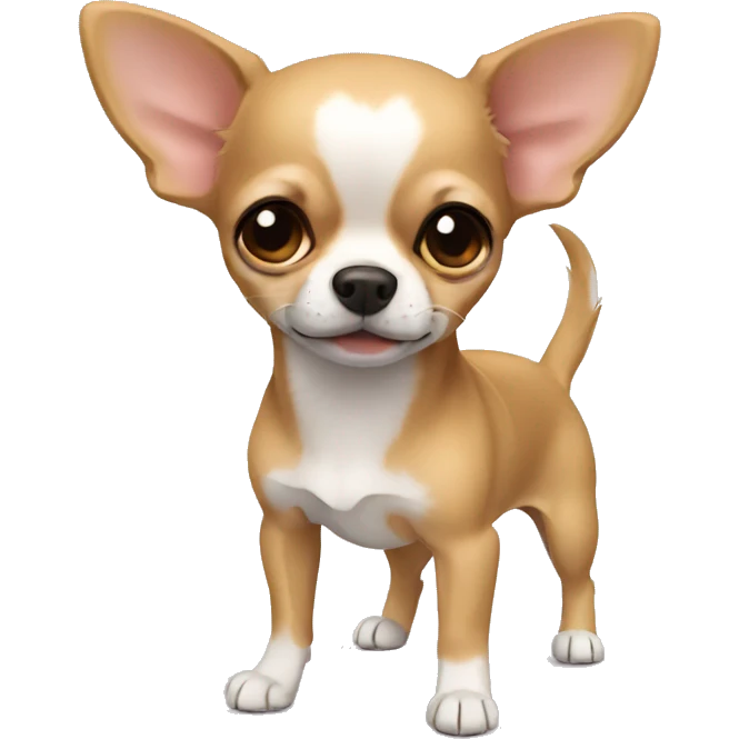 Chihuahua small light brown  emoji