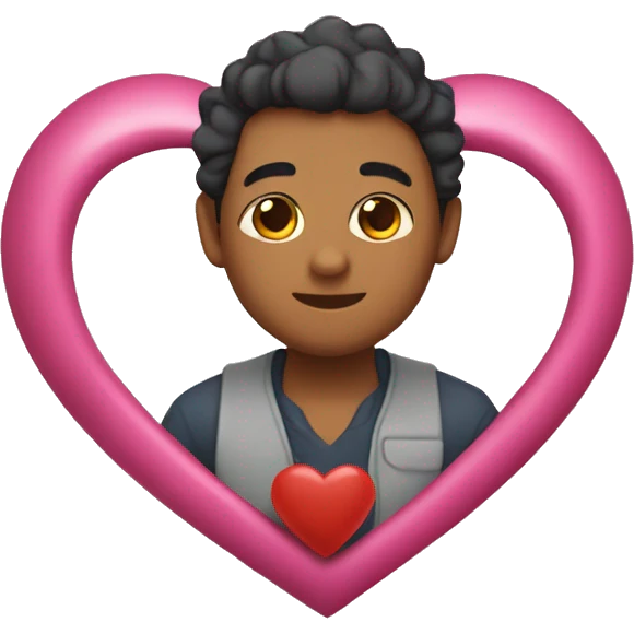 Corazón sonrojado  emoji
