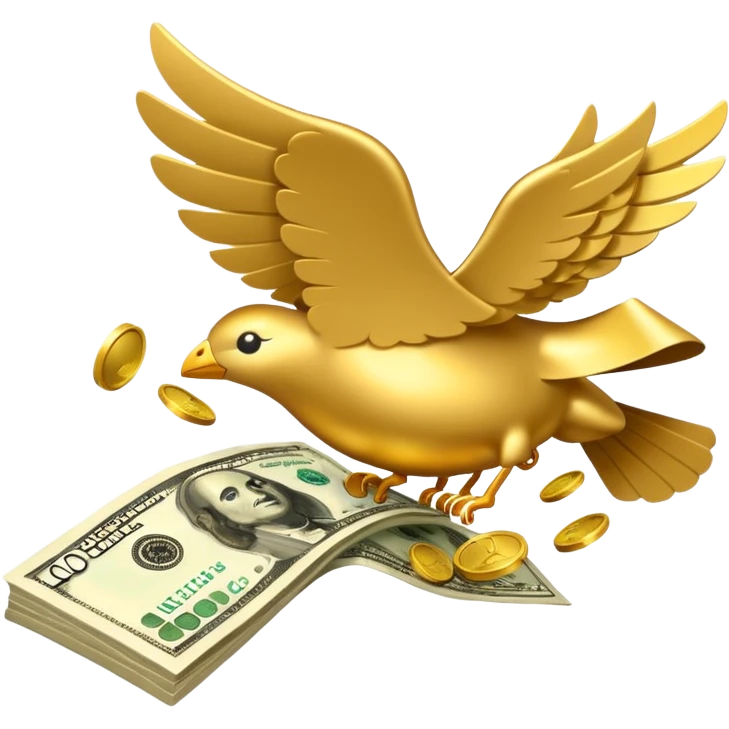 flying cash emoji