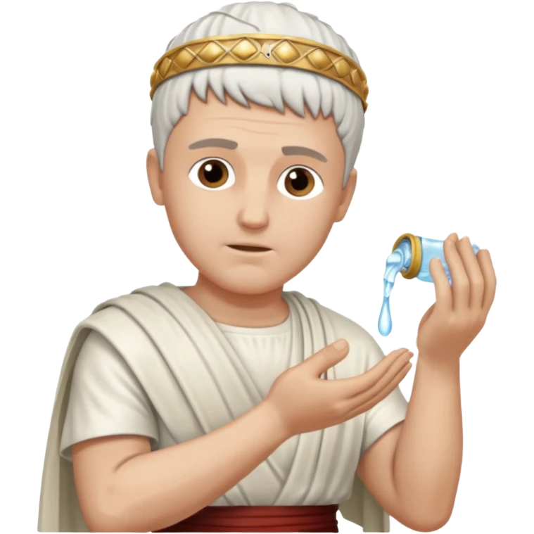the Roman governor who “washed his hands” emoji