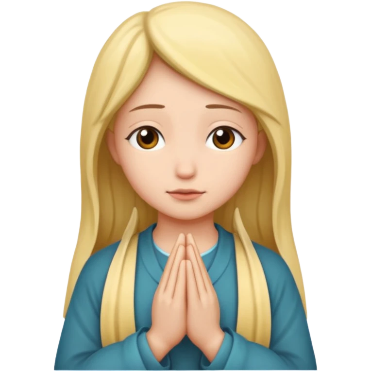 Mara prays (skyrim) sticker, white background emoji