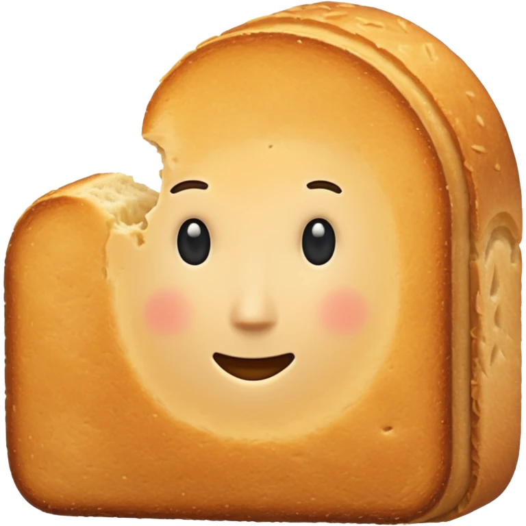 elongated semicircular crouton without a face emoji