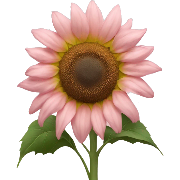 Light pink sunflower emoji