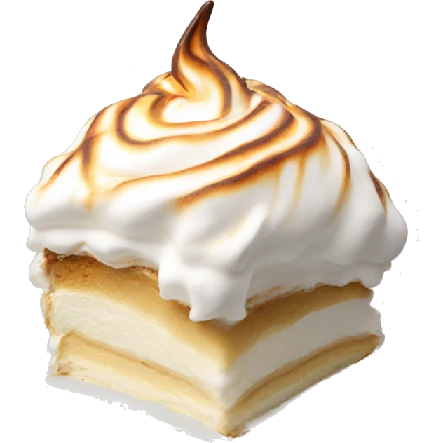 Baked Alaska dessert emoji