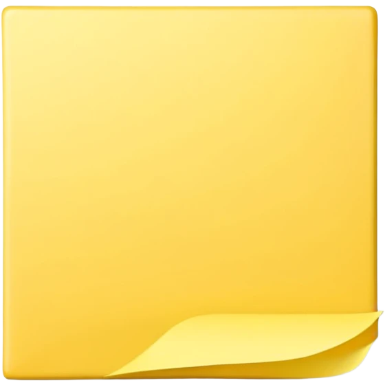 empty sticky note, square shape emoji