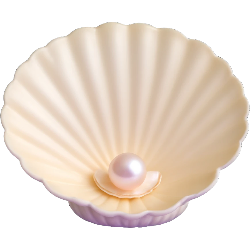 clam shell with a pearl inside emoji