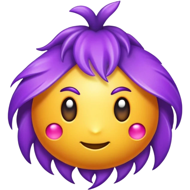 Lazo purpura emoji