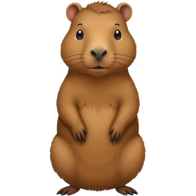 Capybara emoji