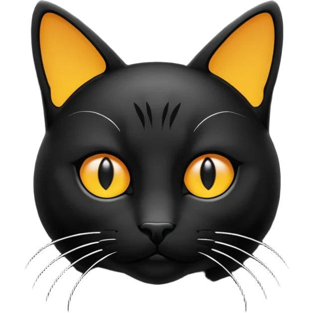 cat silhouette emoji