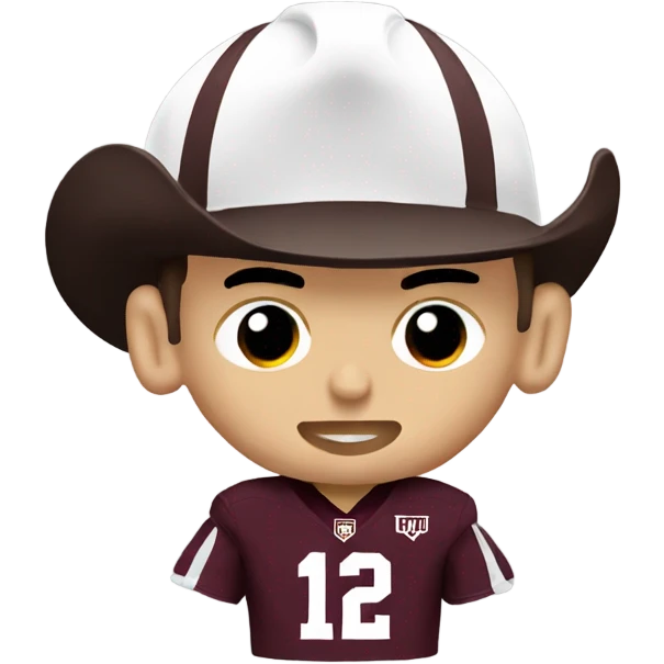 Johnny Manziel in Texas A&M uniform  emoji