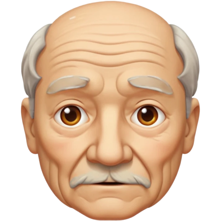 only Grandpa face  emoji