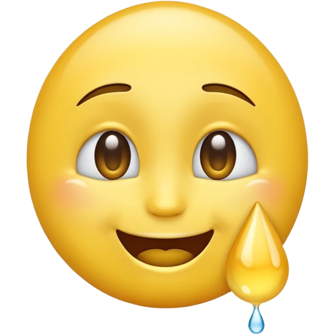 make me a amoji happy with tears emoji