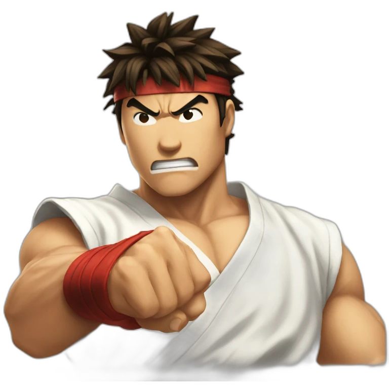 ryu reaction face about to get punched emoji