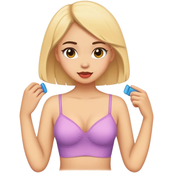 get dressed girl emoji