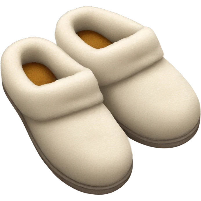 cozy slippers emoji