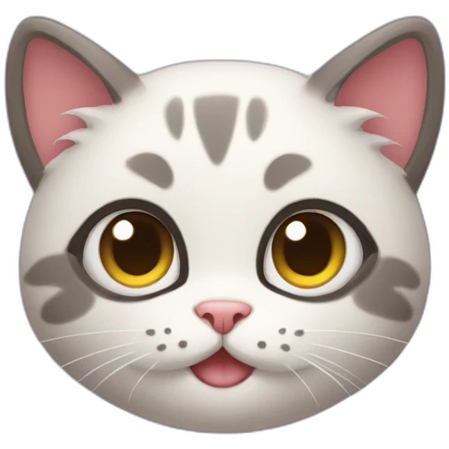 Kawaii cat emoji