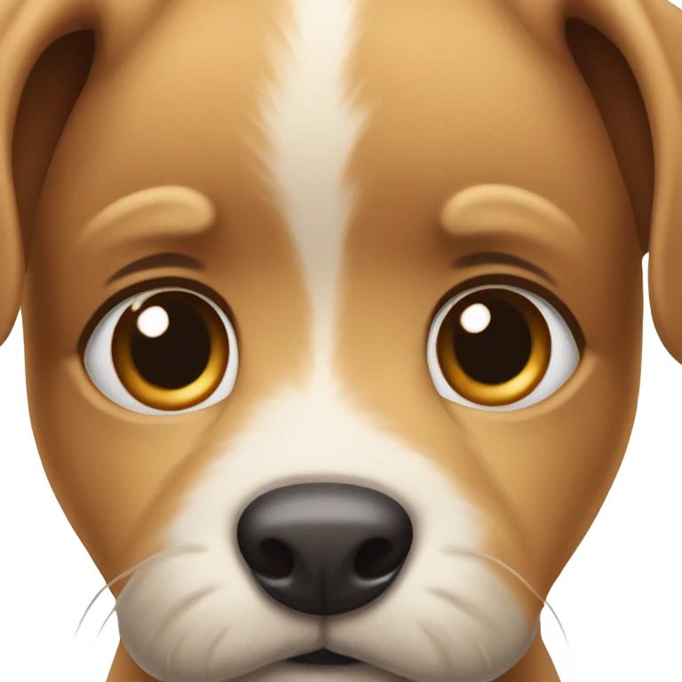 Puppy dog face  emoji