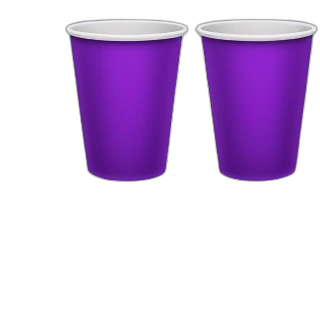 Double cup purple emoji