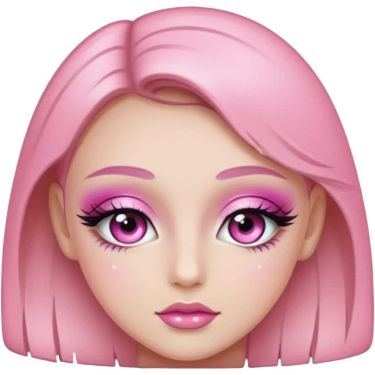 Pink eyeshadow emoji