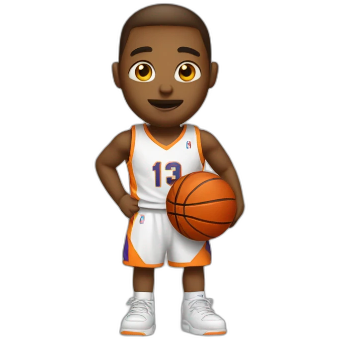 Liffy playing basketball  emoji