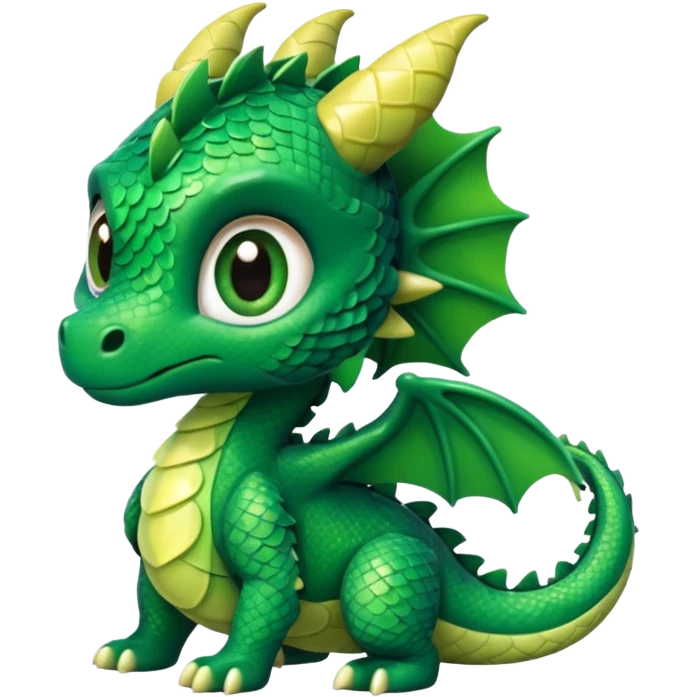 a dragon chibi style emoji
