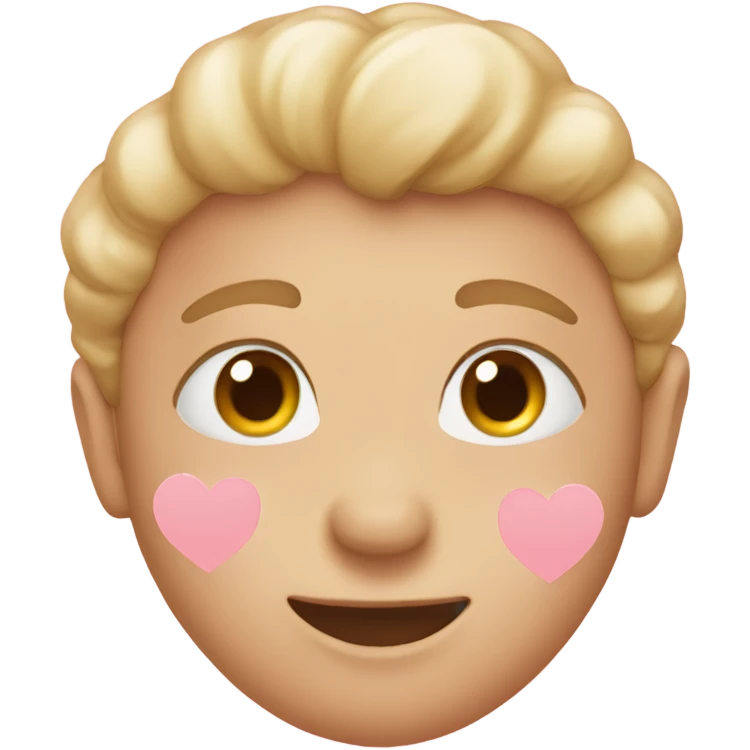Light pink heart emoji emoji